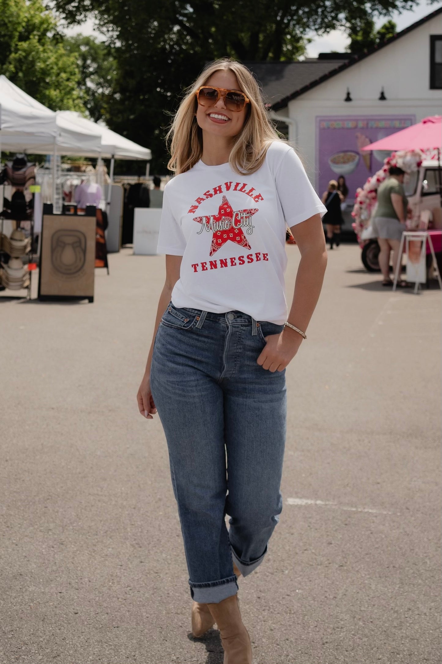 Bandana Star Boyfriend Tee