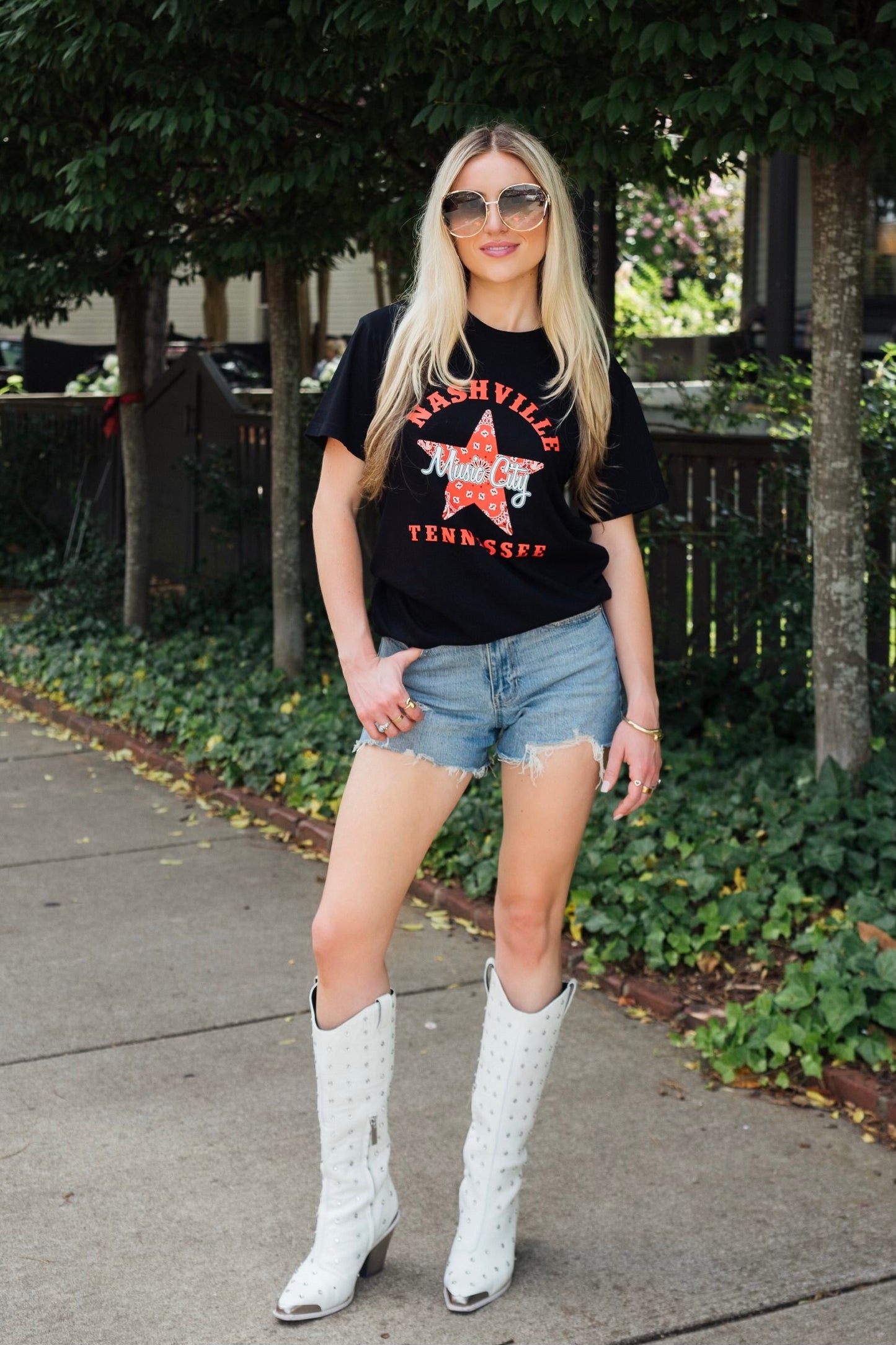 Bandana Star Boyfriend Tee