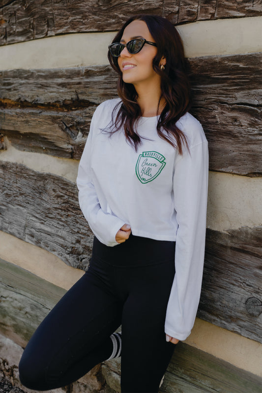 Green Hills Crop Long Sleeve
